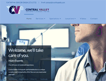 Tablet Screenshot of cvorthopedic.com